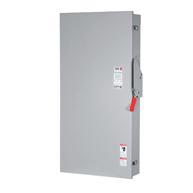 GF325NA Siemens A & VBII Series Safety Switch 240 V 400 A Fusible 3PST 3 Pole