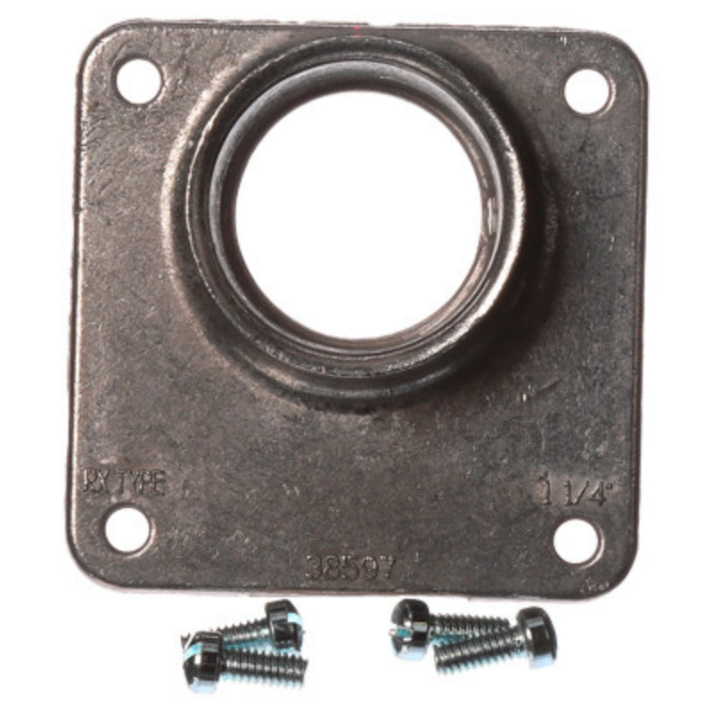 H38597-2 Siemens Unpainted Weather Proof Hub 1.25 in For TL Series Temporary Power Outlet Panel Surface Mount