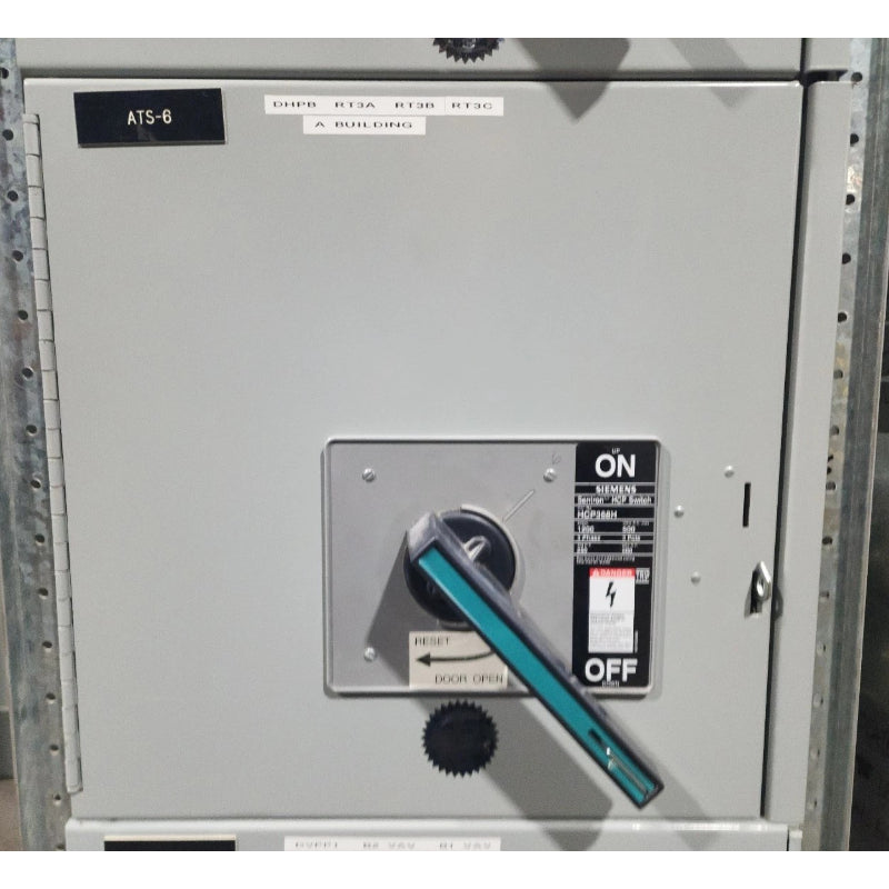 HCP367H Siemens Sentron Disconnect Switch Fusible Unit 600 V 800 A Fusible 3 Pole