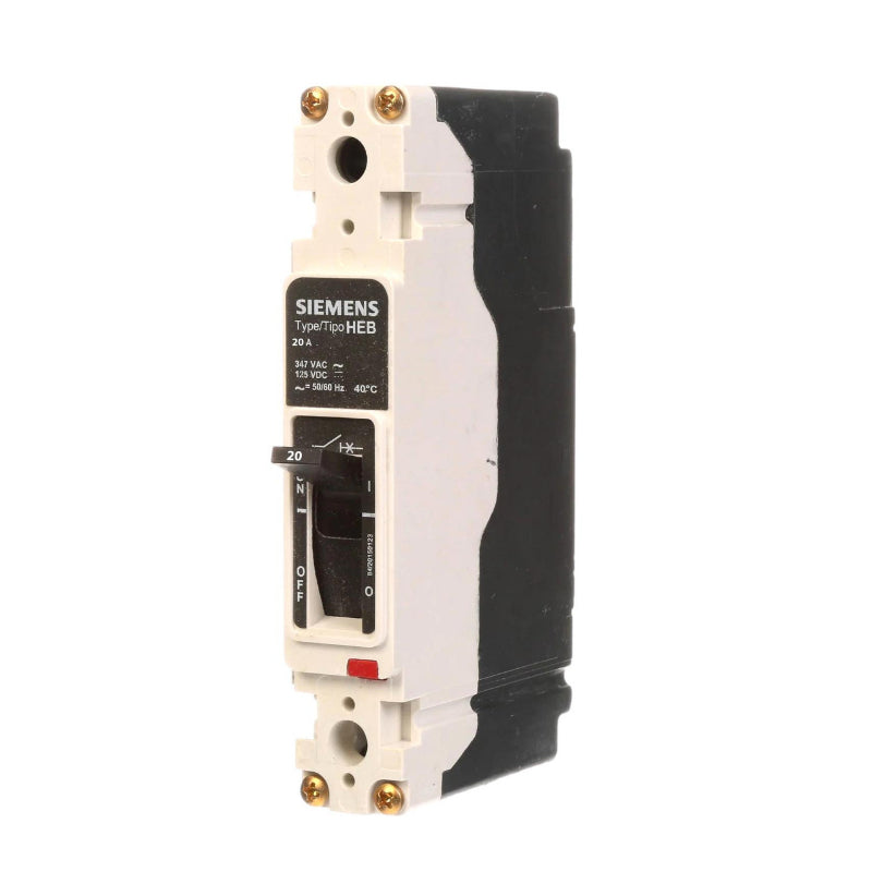 HEB1B020B Siemens HEB Molded Case Circuit Breaker 20 A 1 Pole 277 VAC ...