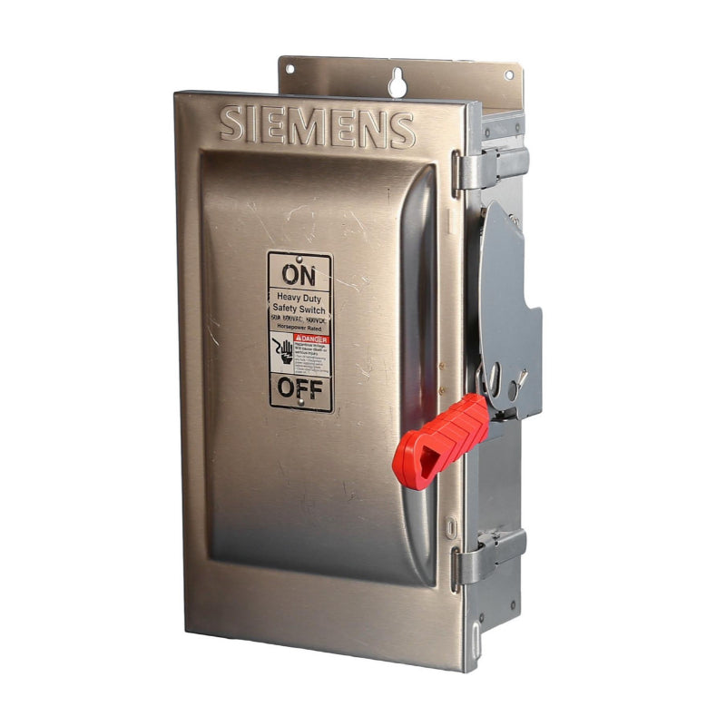 HF362S Siemens VBII Series Safety Switch 600 VAC 60 A Fusible 3 Pole