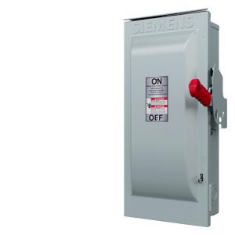 HF363R Siemens VBII Series Safety Switch 600 VAC 100 A Fusible 3PST 3 Pole