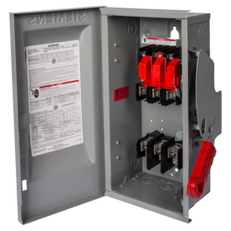 HF364R Siemens VBII Series Safety Switch 600 VAC 200 A Fusible 3PST 3 Pole
