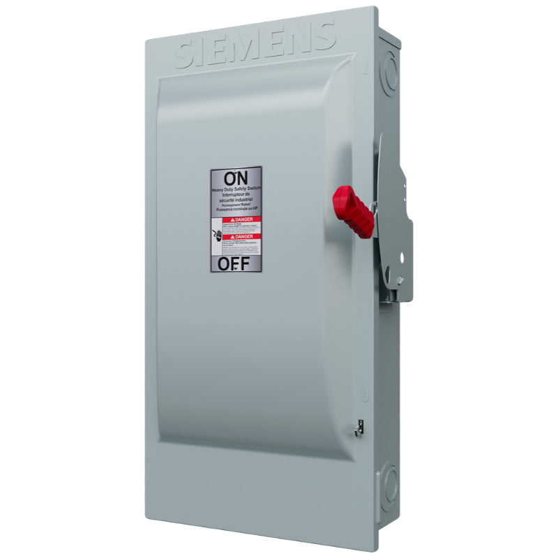 HF364 Siemens VBII Series Safety Switch 600 VAC 200 A Fusible 3PST 3 Pole Steel
