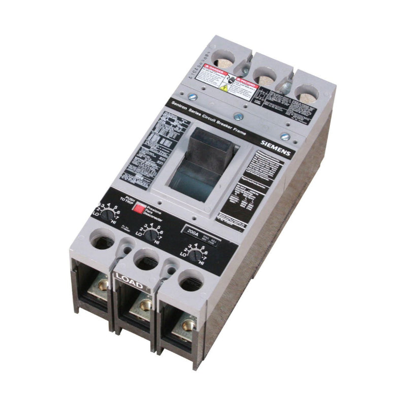 HFD63B150 Siemens Sentron HFD6 Molded Case Circuit Breaker 150 A 3 Pole 600 VAC FD 250A Frame Thermal Magnetic Line and Load Side Lug 65 kA