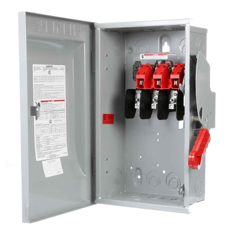 HNF362 Siemens VBII Series Safety Switch 600 V 60 A Non-Fusible 3PST 3 Pole