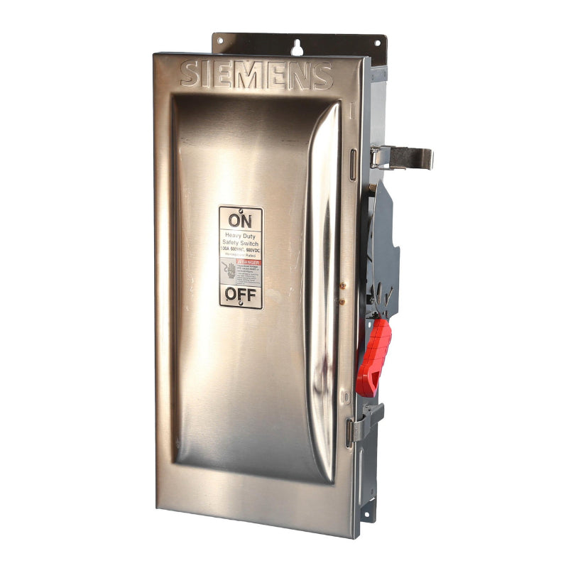 HNF363S Siemens VBII Series Safety Switch 600 VAC 100 A Non-Fusible 3PST 3 Pole 304 Stainless Steel