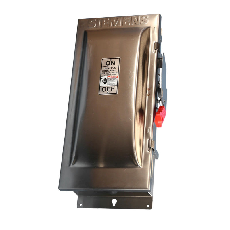HNF363S Siemens VBII Series Safety Switch 600 VAC 100 A Non-Fusible 3PST 3 Pole 304 Stainless Steel