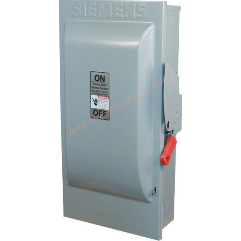 HNF364 Siemens VBII Series Safety Switch 600 VAC 200 A Non-Fusible 3PST 3 Pole