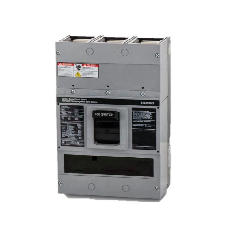 JXD63S400A Siemens Sentron & JXD6-A Molded Case Circuit Breaker 400 A 3 Pole 600 VAC JD Frame Magnetic 65 kA