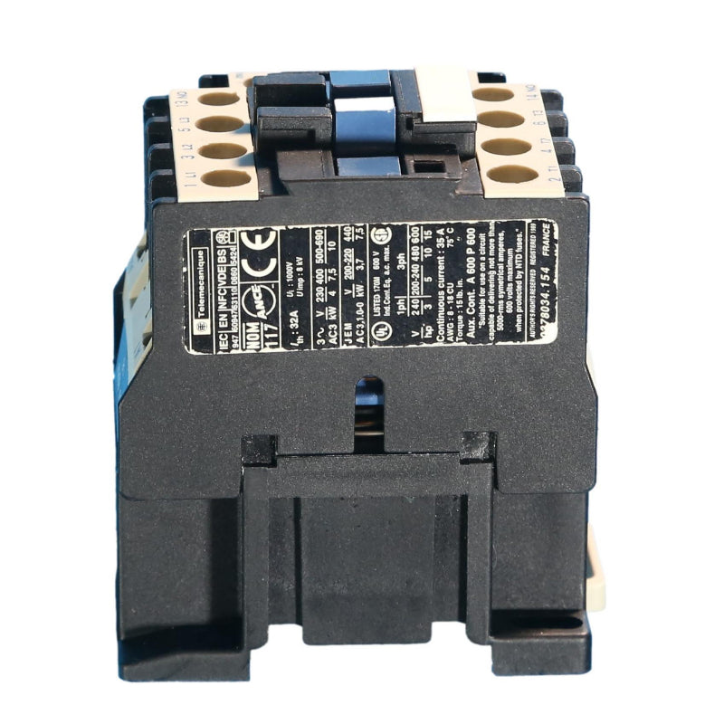 LA8DN11 Schneider Electric Auxiliary Contact Block 32 A 480 V 1 NO & 1 NC