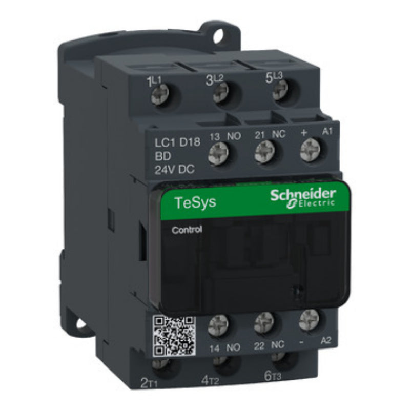 LC1D18 Telemecanique TeSys Deca Contactor 690 VAC/300 VDC 3 Pole Three Phase