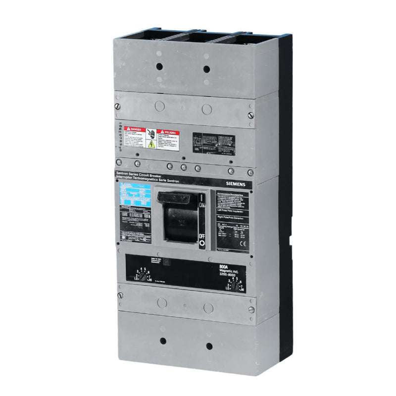 LMXD62B800 Siemens Sentron & LMXD6 Molded Case Circuit Breaker 800 A 2 Pole 600 VAC LMD 800A Frame Thermal Magnetic 65 kA