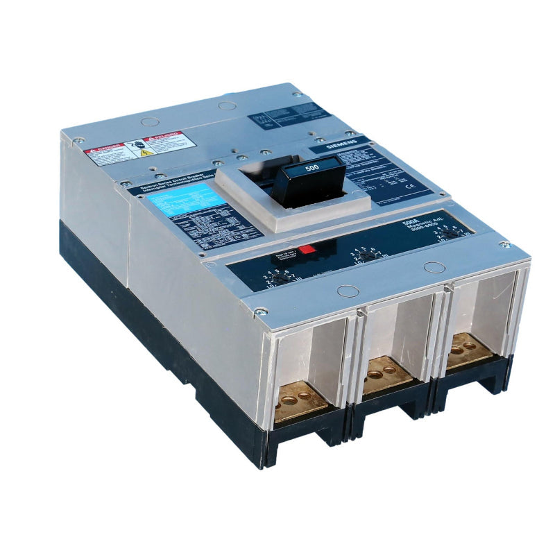 LXD63B500 Siemens Sentron & LXD6-A Molded Case Circuit Breaker 500 A 3 Pole 600 VAC LD 600A Frame Thermal Magnetic 65 kA