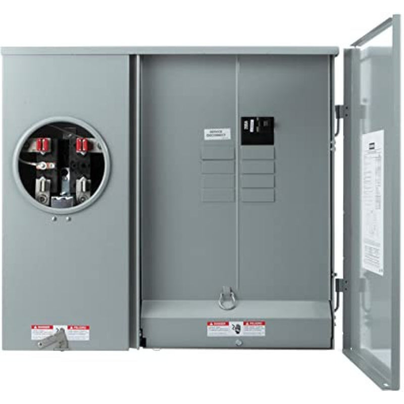 MC0816B1200TH Siemens Double Hub Meter Load Center 240 V 200 A 16 Circuit Single Phase Gray