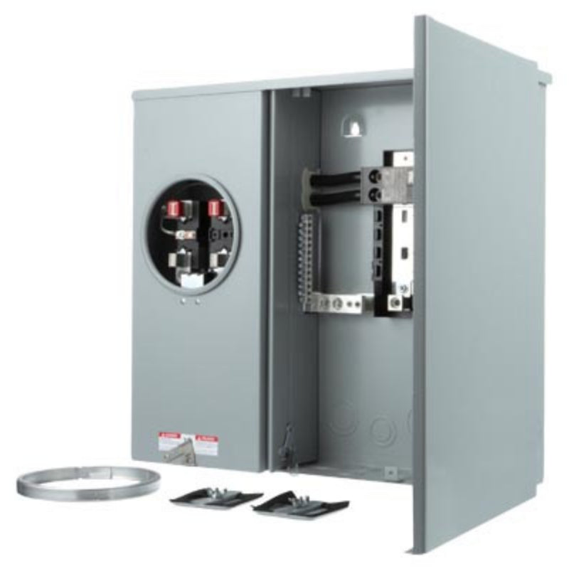 MC0816B1200TH Siemens Double Hub Meter Load Center 240 V 200 A 16 Circuit Single Phase Gray