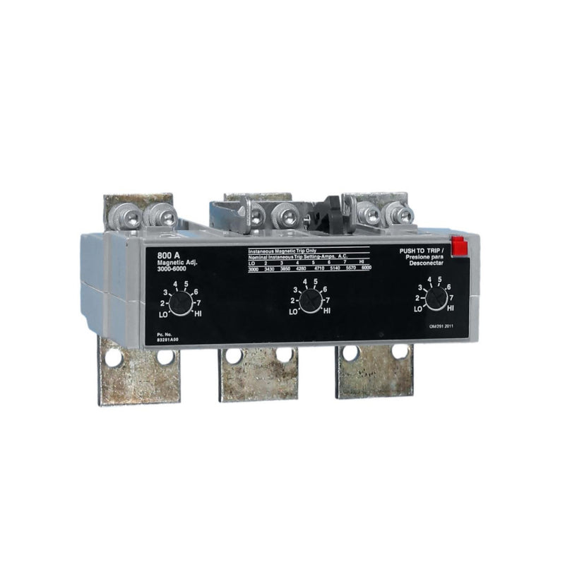 MD63L800 Siemens MD6 Molded Case Circuit Breaker 800 A 3 Pole MD Frame Magnetic