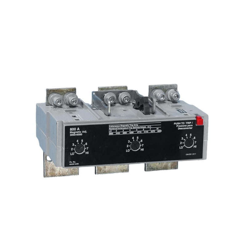 MD63L800 Siemens MD6 Molded Case Circuit Breaker 800 A 3 Pole MD Frame Magnetic