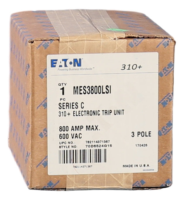 New in OEM Box
MES3800LSI Electronic Digitrip RMS 310+ Trip