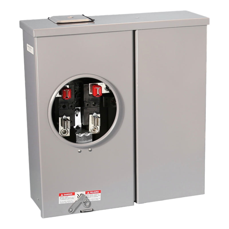 MM0202B1200 Siemens Low Voltage Meter Load Center 240 V 200 A 2 Circuit Single Phase Gray