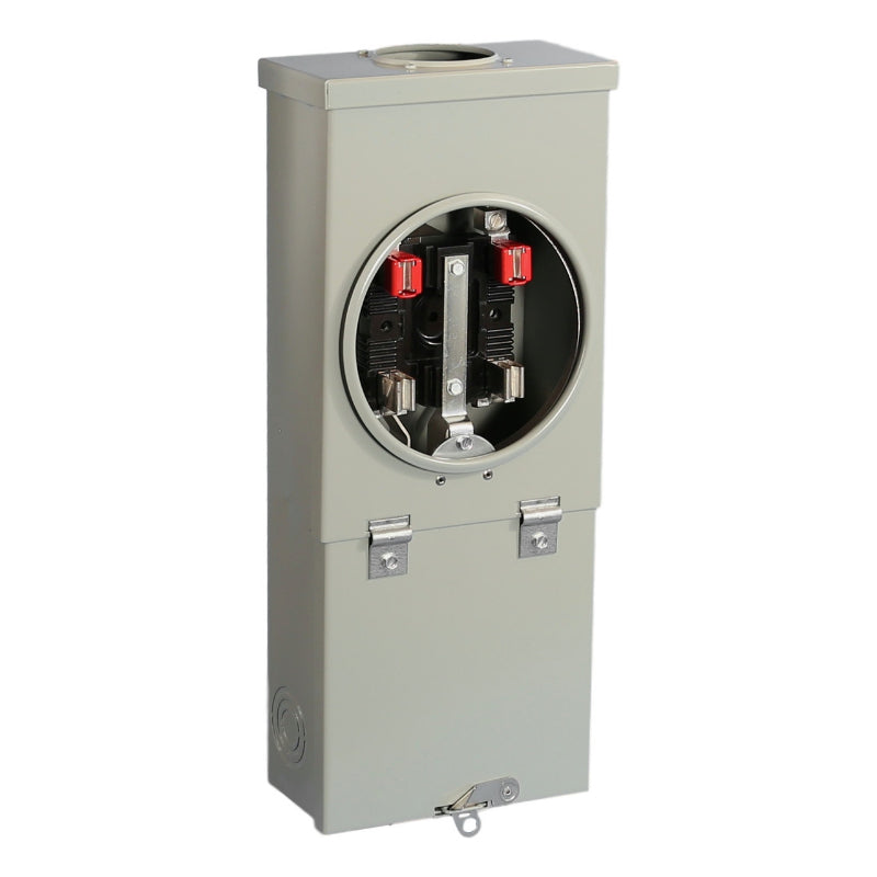 MM0202ML1100S Siemens Low Voltage Main Lug Meter 240 V 100 A 2 Circuit Single Phase Gray