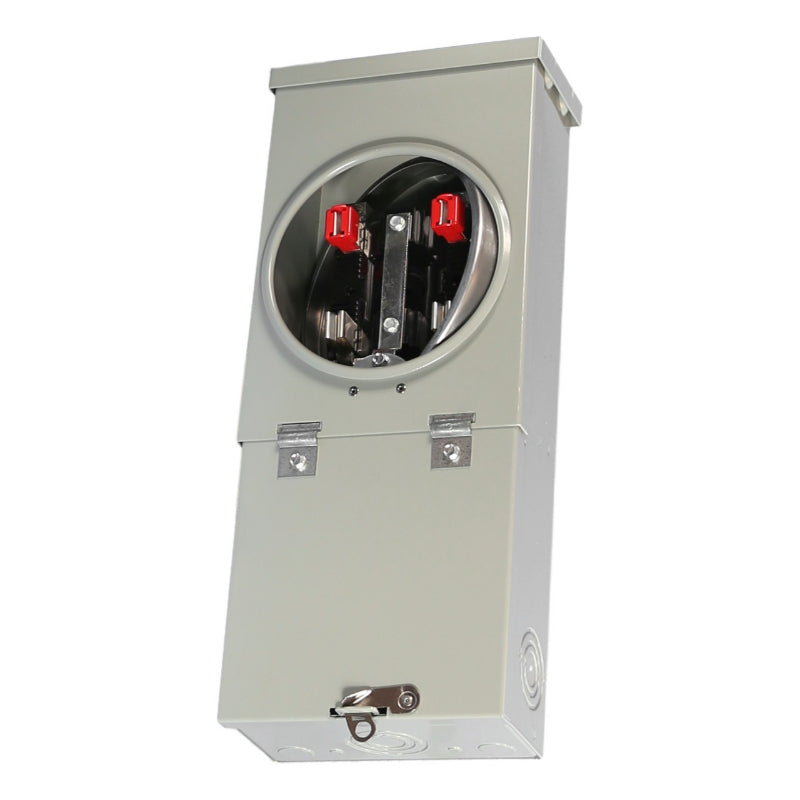 MM0202ML1100S Siemens Low Voltage Main Lug Meter 240 V 100 A 2 Circuit Single Phase Gray