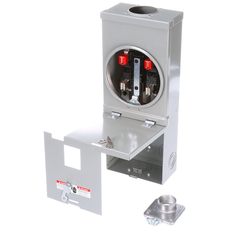 MM0202ML1100S Siemens Low Voltage Main Lug Meter 240 V 100 A 2 Circuit Single Phase Gray