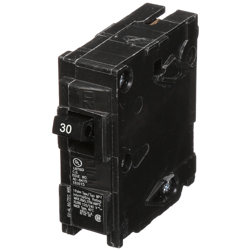 MP130 Siemens MP-T Miniature Circuit Breaker 120 V 30 A 1 Pole 10 kA