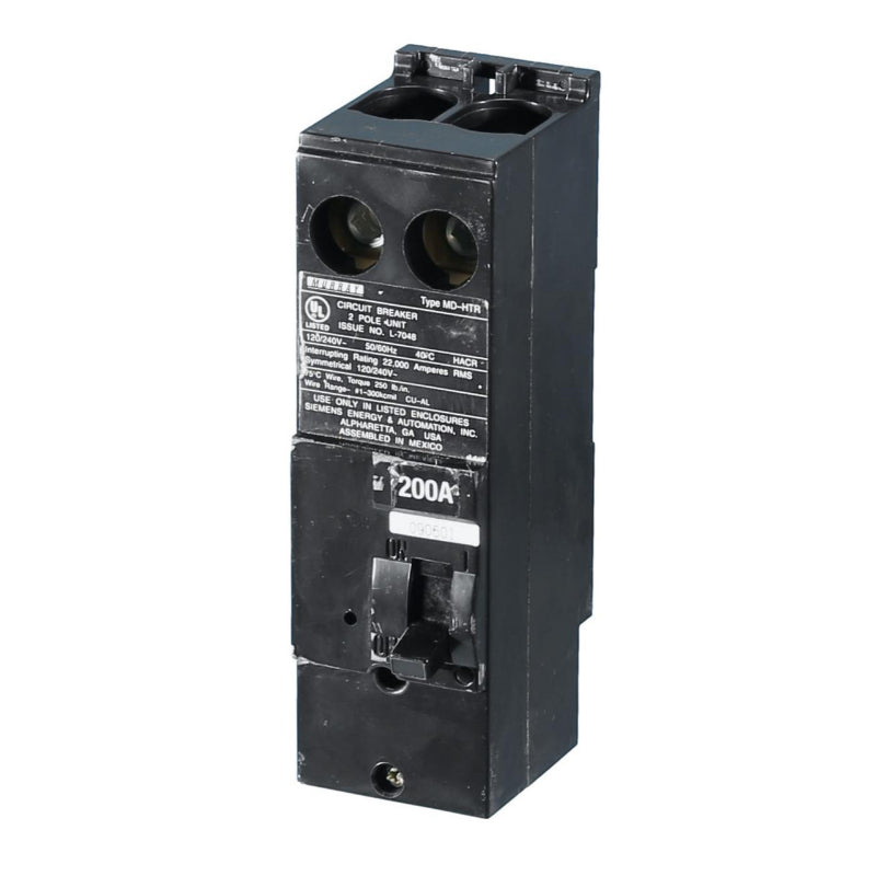 MPD2200RH Murray MD-HTR Low Voltage Circuit Breaker 120/240 V 200 A 2 Pole 22 kA