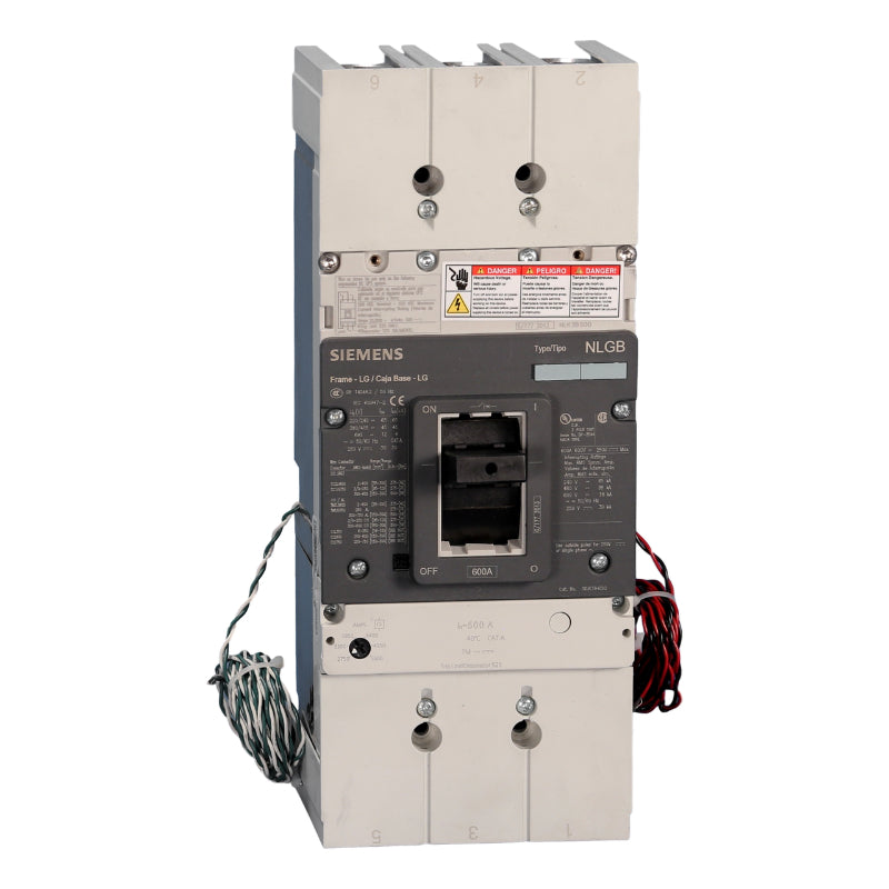 NLK3B600L Siemens VL Molded Case Circuit Breaker 600 A 3 Pole 690 VAC LG 600A Frame Thermal Magnetic Line and Load Side Lug 35 kA