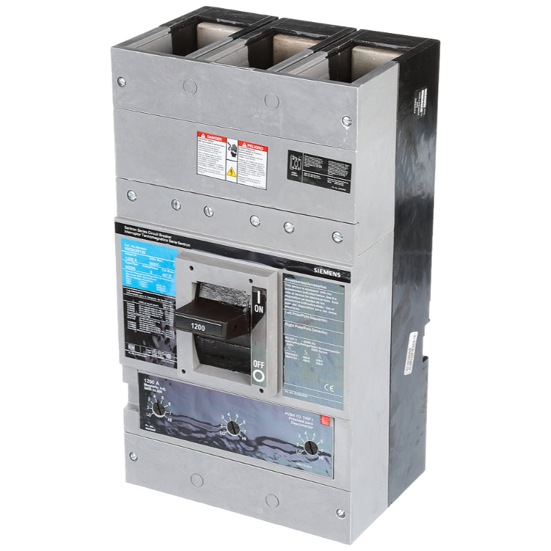 NXD63B120 Siemens Sentron & NXD6 Molded Case Circuit Breaker 1200 A 3 Pole 600 VAC ND 1200A Frame Thermal Magnetic 65 kA