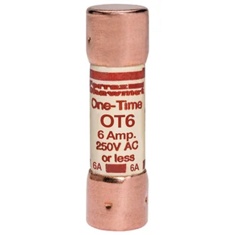 OT6 Mersen OT Fast Acting Fuse 250 V 50 kA Class K-5 Ferrule Terminal 6 A