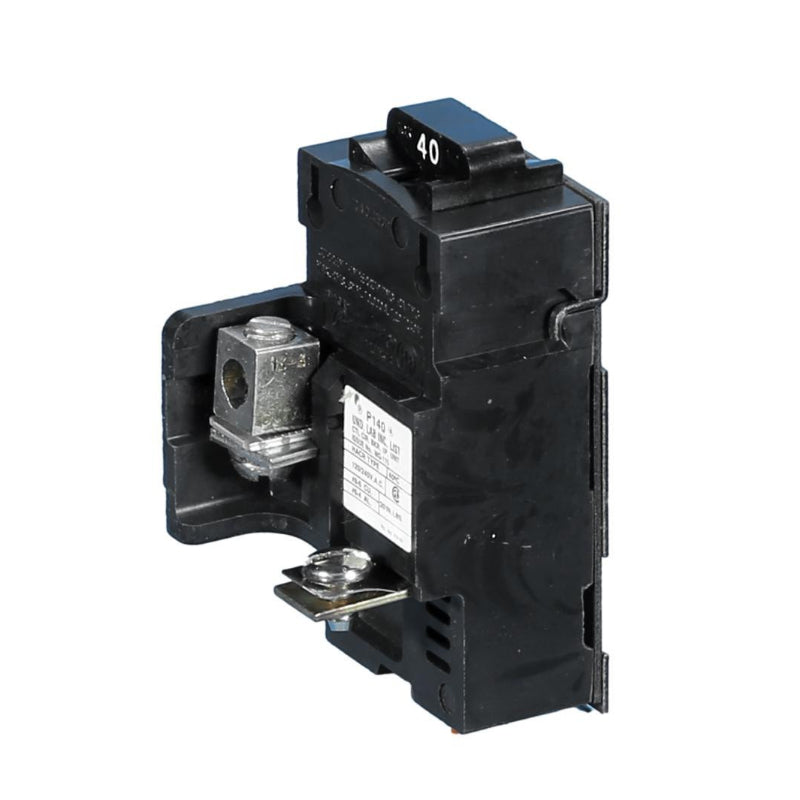 P140 Pushmatic Molded Case Circuit Breaker Thermal Magnetic 120 V 40 A 1 Pole