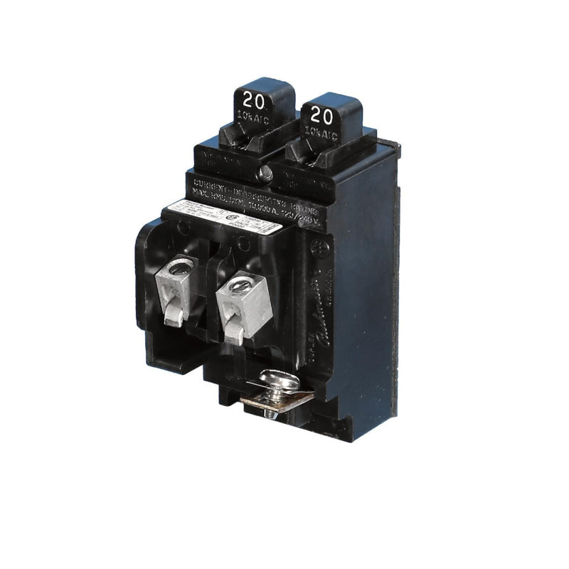 P2020-OEM Pushmatic Twin/Tandem Circuit Breaker Thermal Magnetic 120/240 V 20 A 2 Pole