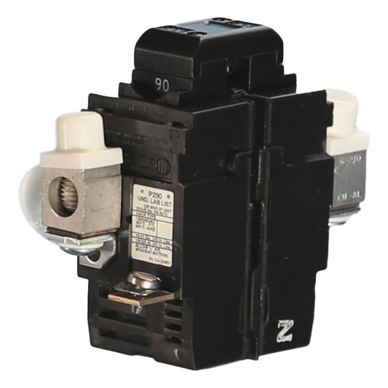 P290 Pushmatic Molded Case Circuit Breaker Thermal Magnetic 120/240 V 90 A 2 Pole