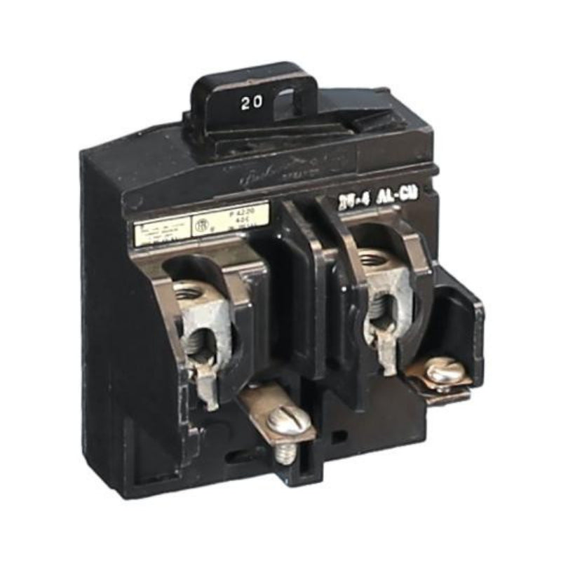 P4220 Pushmatic Molded Case Circuit Breaker Thermal Magnetic 120/240 V 20 A 2 Pole For Three Phase Panel