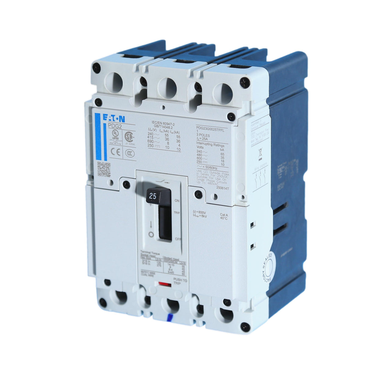 PDG23G0030TFFL(Picture is Representative
25A Power Defense Breaker