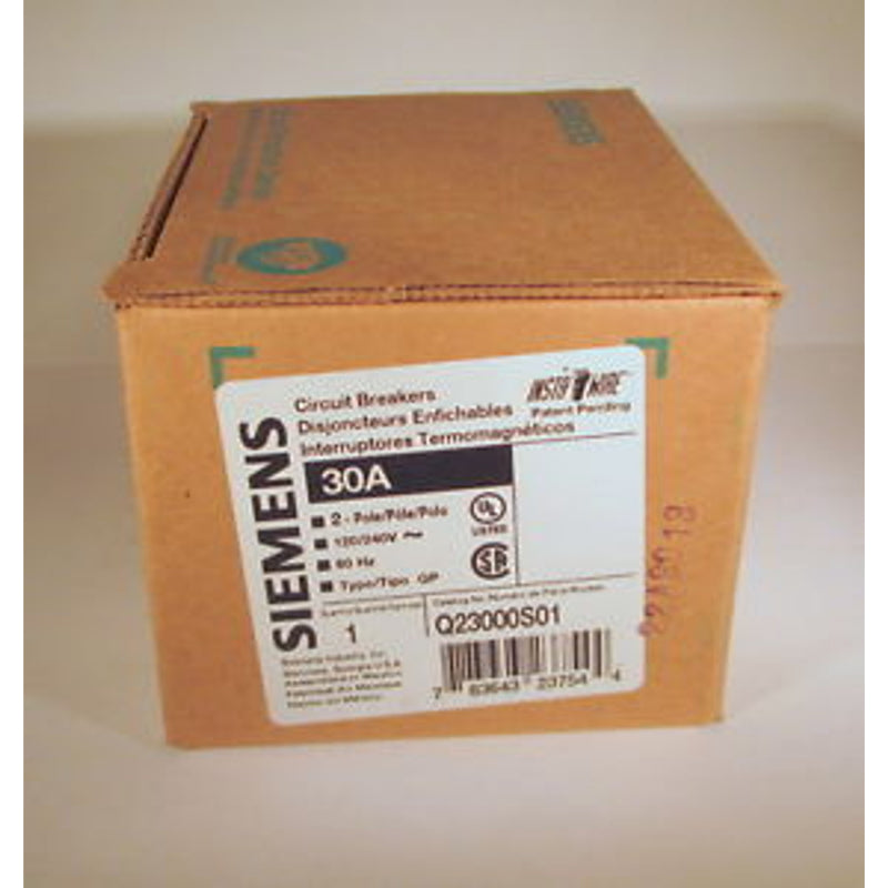Q23000S01 Siemens Shunt Trip 30 A 120/240 VAC Plug In For QP / MP Circuit Breaker Series