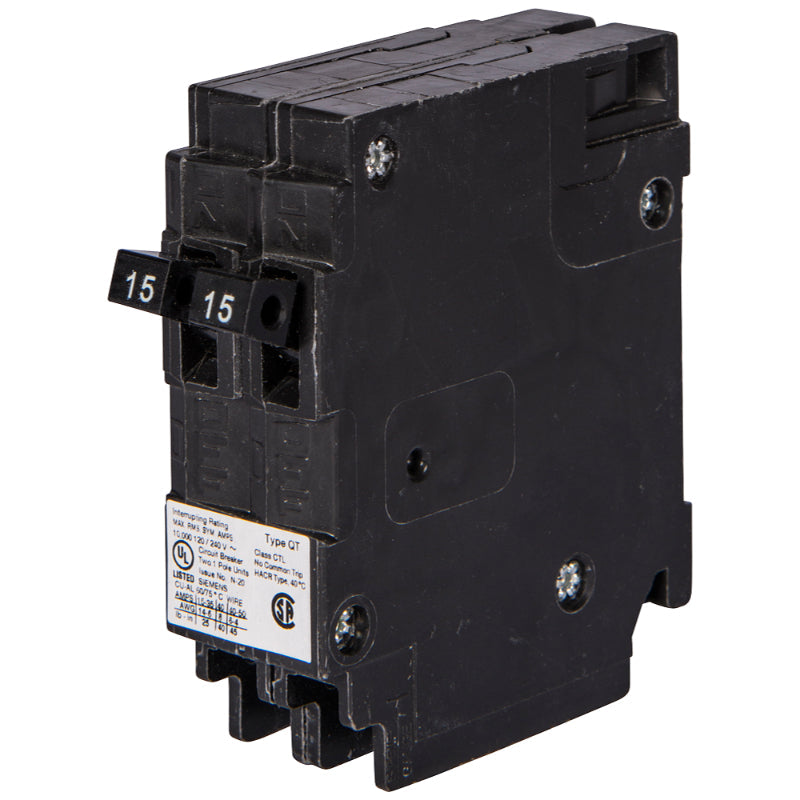 Q3030 Siemens QT Miniature Circuit Breaker 120 V 30/30 A 1 Pole 10 kA