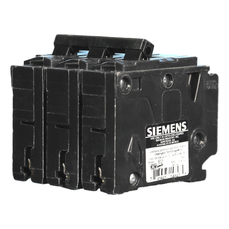 Q3100 Siemens QT Miniature Circuit Breaker 240 V 100 A 3 Pole 10 kA