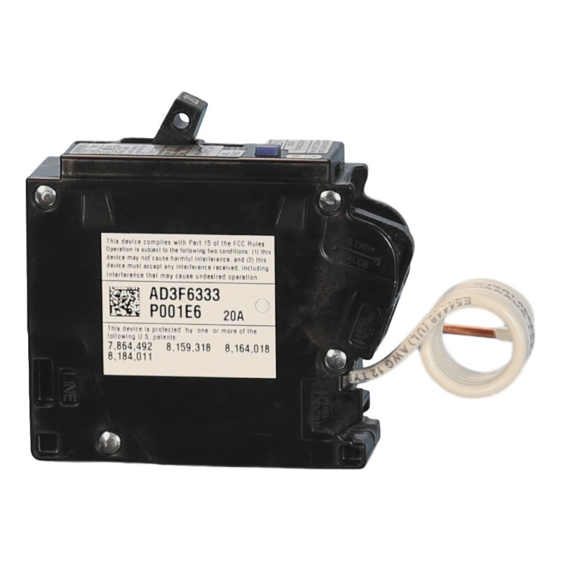 QA120AFC Siemens QAF2 Arc Fault Circuit Breaker 120 V 20 A 10 kA 60 Hz 1 Pole