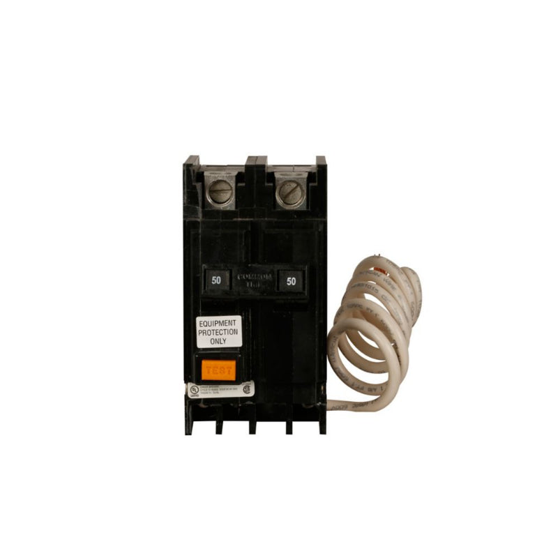 QCGFEP2050 Eaton QC GFCI Circuit Breaker 120/240 V 50 A 2 Pole 10 kA