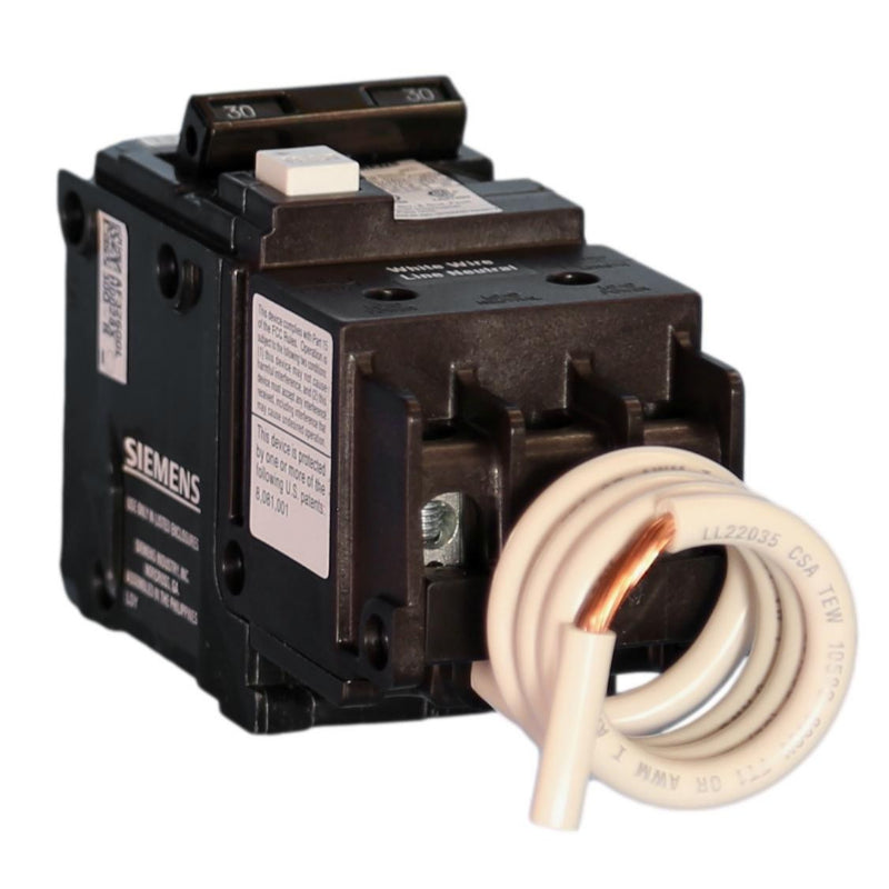 QF230A Siemens QPFB Miniature Circuit Breaker 120/240 V 30 A 10 kA 60 Hz 2 Pole