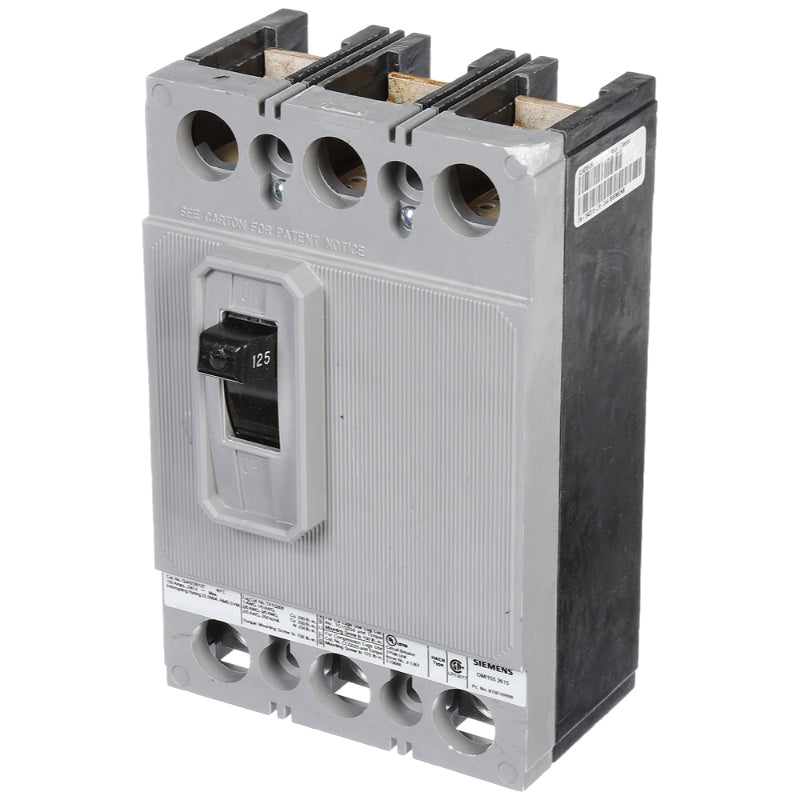 QJH23B125 Siemens QJH2 Molded Case Circuit Breaker 125 A 3 Pole 240 VAC QJ Frame Thermal Magnetic Lug 22 kA