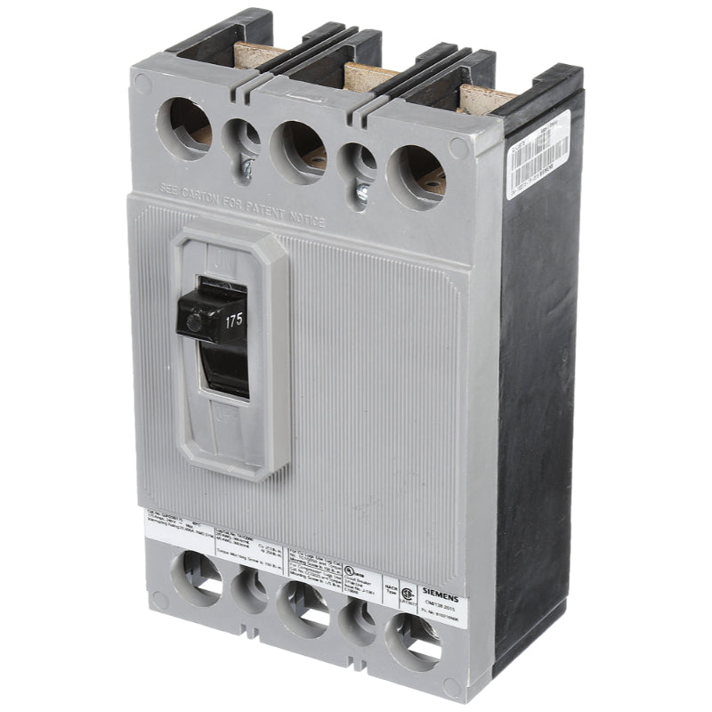 QJH23B175 Siemens QJH2 Molded Case Circuit Breaker 175 A 3 Pole 240 VAC QJ Frame Thermal Magnetic 22 kA
