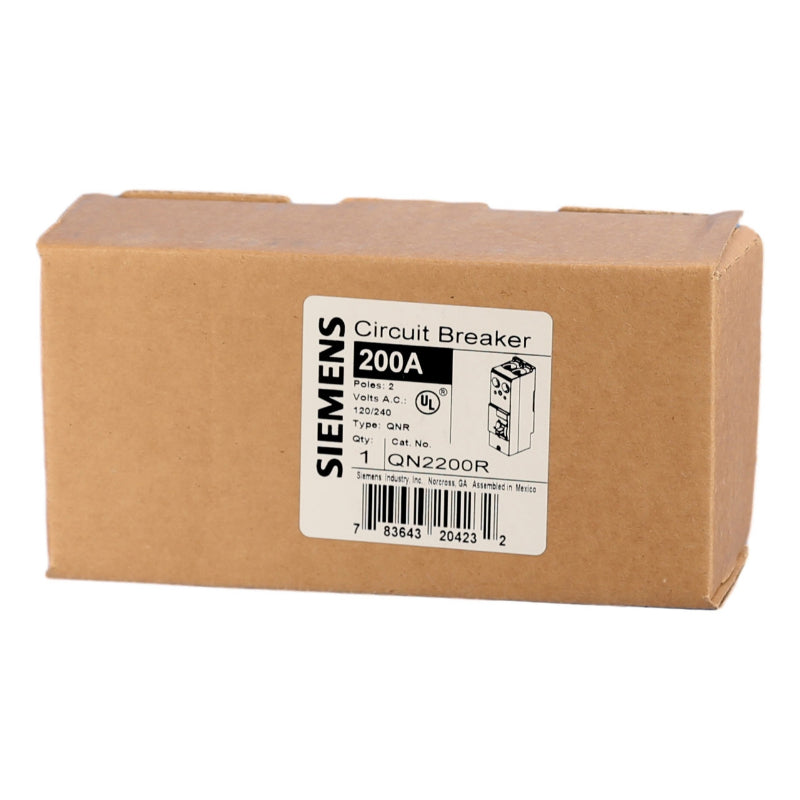 QN2200R Siemens QN Low Voltage Circuit Breaker 120/240 V 200 A 2 Pole 60 Hz 10 kA