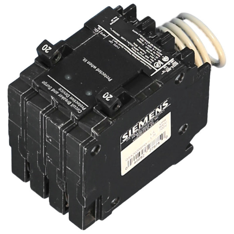 QSA2020SPD Siemens QP SPD Surge Protection Circuit Breaker 120/240 V 20 A 1 Pole 10 kA