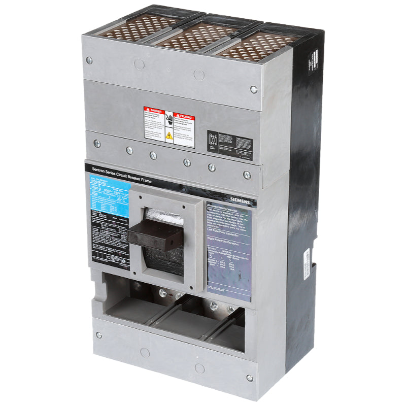 RD63F200 Siemens RD6 Molded Case Circuit Breaker 2000 A 3P 600 V RD Frame Thermal Magnetic Adj Trip 65 kA