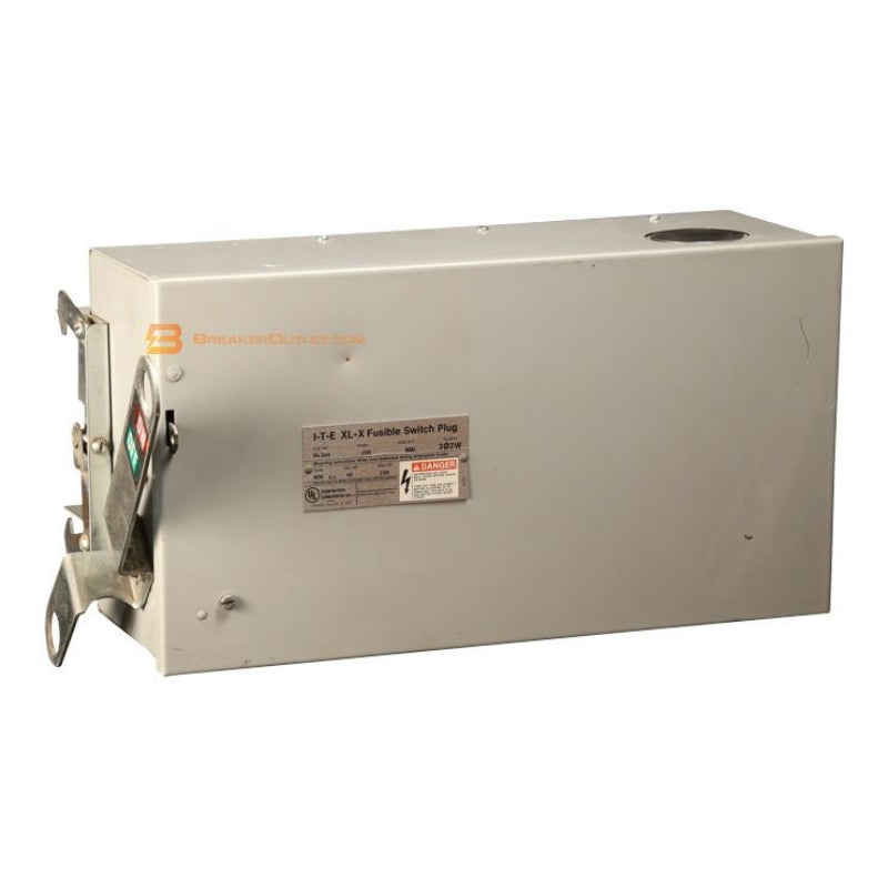 RV364 Siemens Fusible Switch Plug 600 VAC 200 A Three Phase Fusible 3 Wire