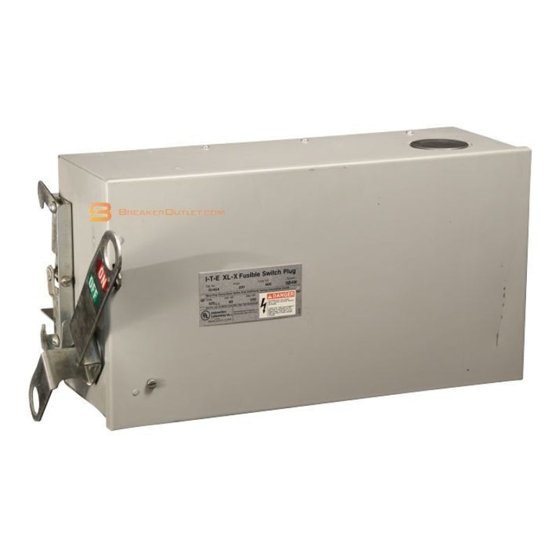 RV464 Siemens Fusible Switch Plug 600 VAC 200 A Three Phase Fusible 4 Wire